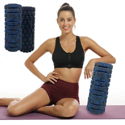 33cm Solid Color Foam Roller With Grooves Massage Point Yoga Roller Pilates Massage Roller Fitness Gym Exercise Relaxing Muscle