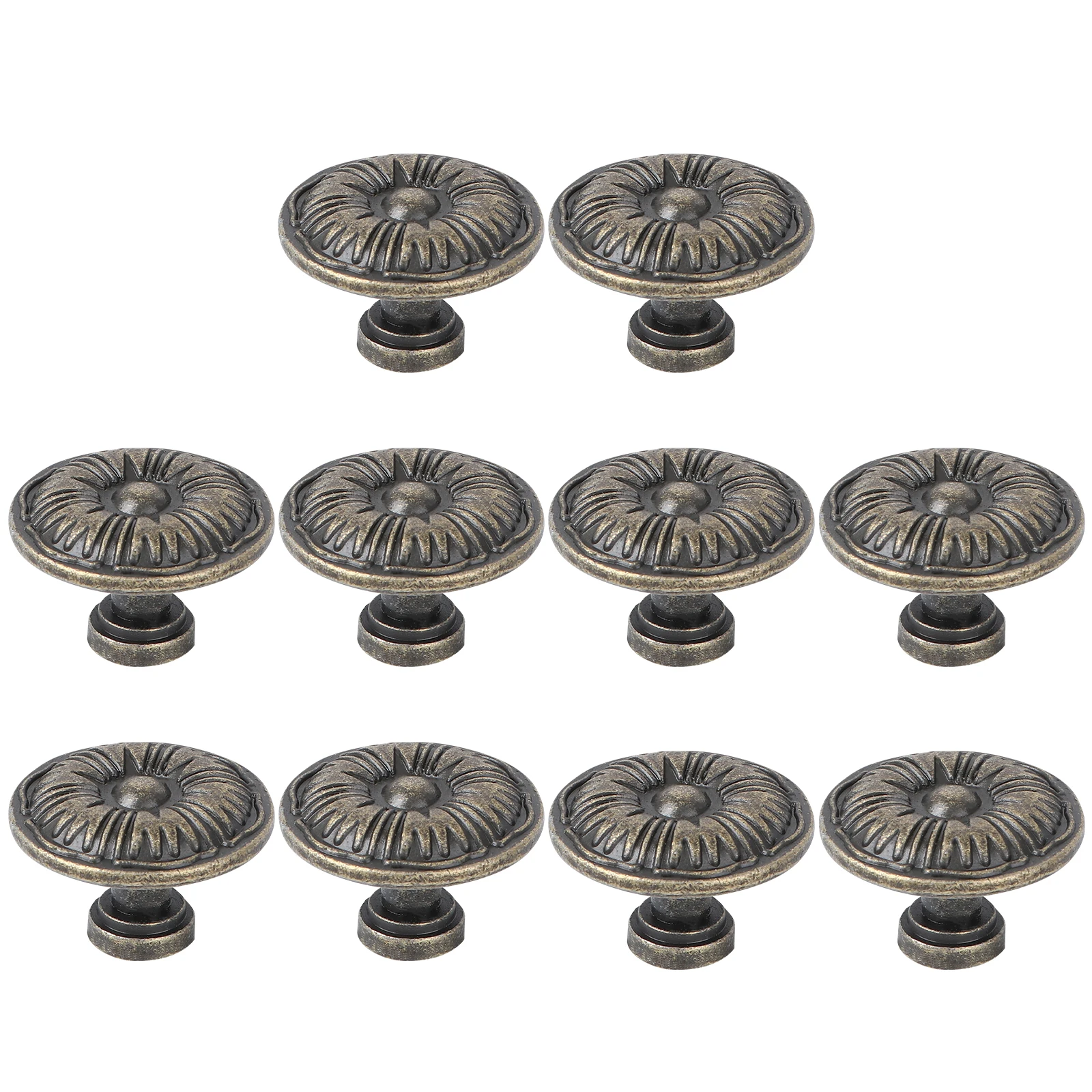 

10PCS Cabinet Zinc Alloy Furniture H Drawer Pulls Zinc Alloy Furniture Closet Wardrobe Door Retro Durable Smooth