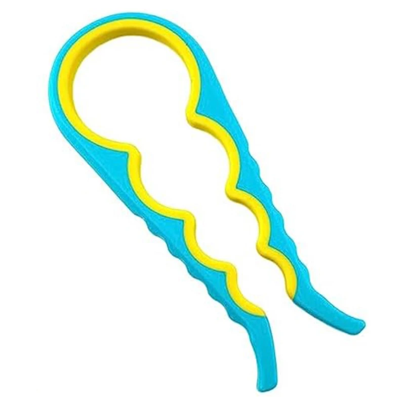 צנצנת, פותחן בקבוק-גאדג 'ט מטבח מושלם עבור קשישים מאובטחת אחיזה גומי אחיזת צנצנת פותחן קל פתיחה עמיד