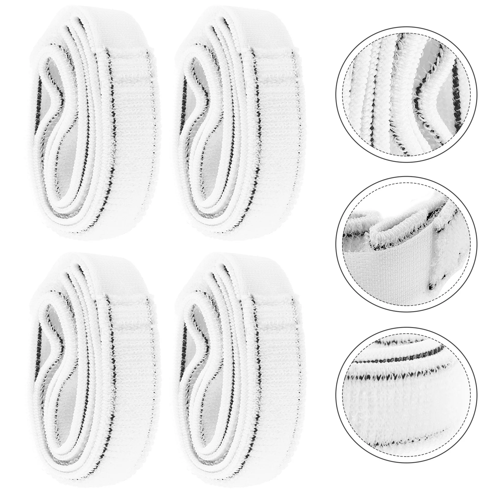 

4 Pcs Belt Catheter Fixation Tape Urinary Bag Leg Strap Drain Holders Band Fixing