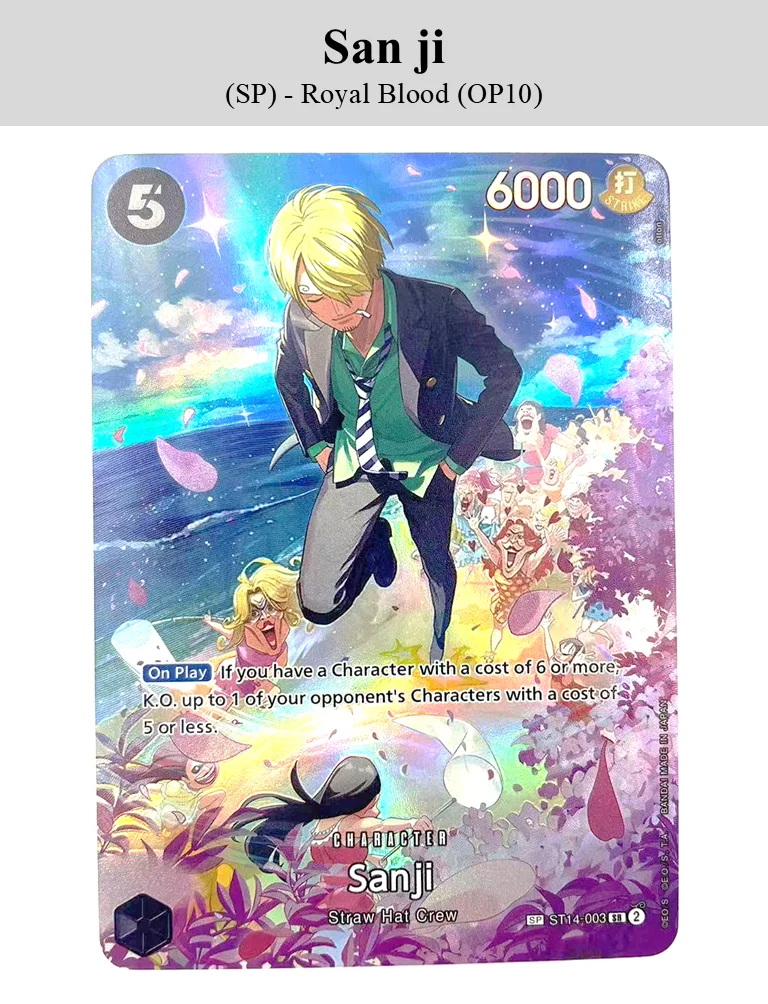 OPCG: مجموعة أجنحة القراصنة الملك - مجموعة مانغا زورو وسانجي ألت آرت الموازية |   اللغة الإنجليزية TCG #4