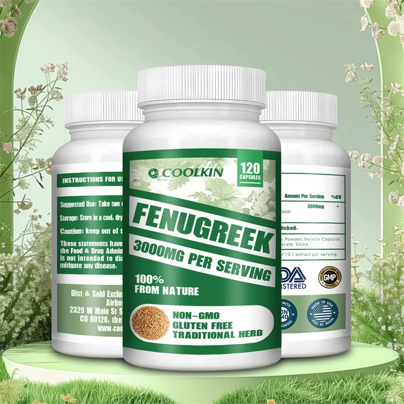 

Fenugreek Capsules - It Supports Hormonal Balance, Promotes Overall Health and Milk Production, and Enhances Well-being