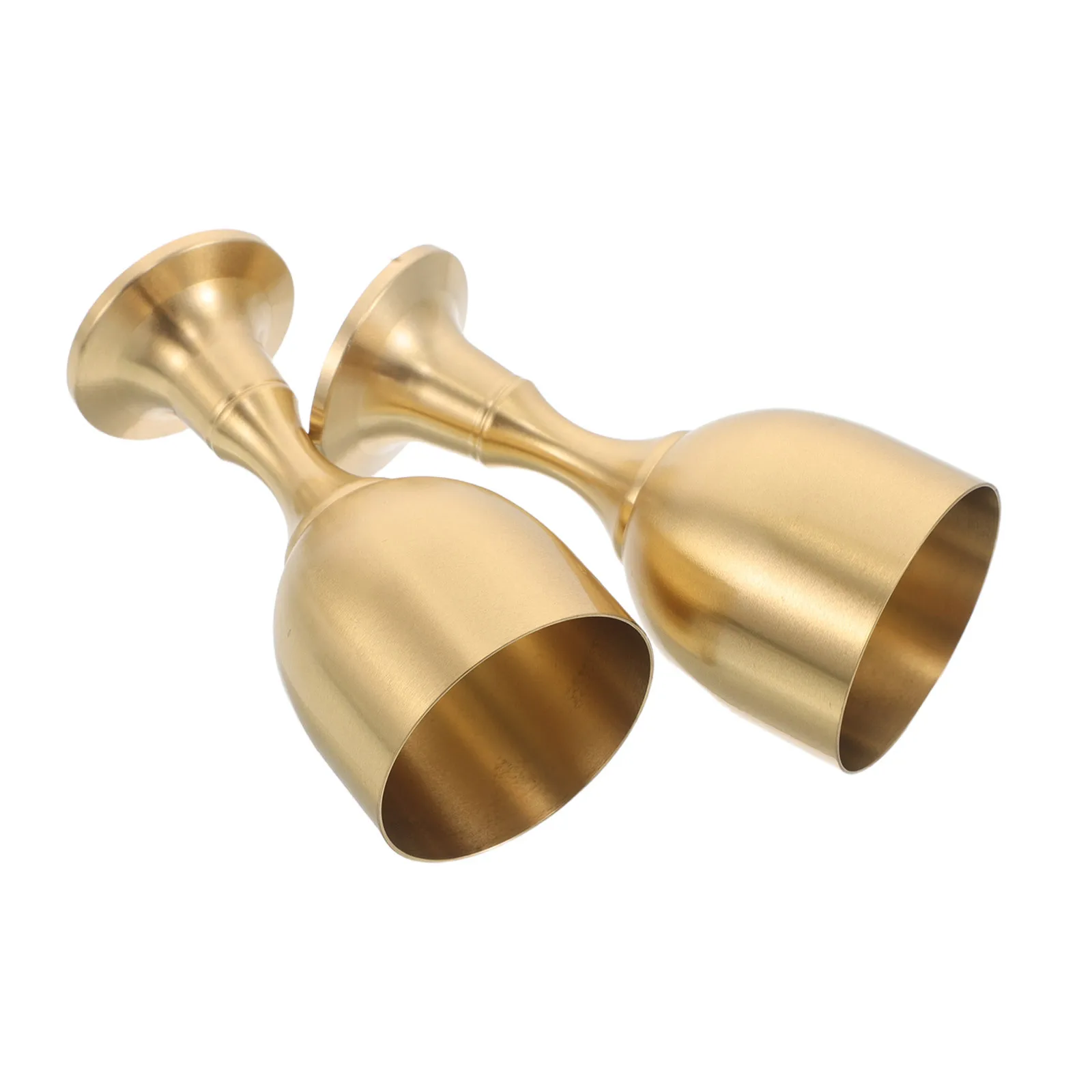 

2Pcs Vintage Gold Goblet Brass Chalice Cup Decorative Medieval Drinking Goblet for Worship Ceremonies Renaissance Fair