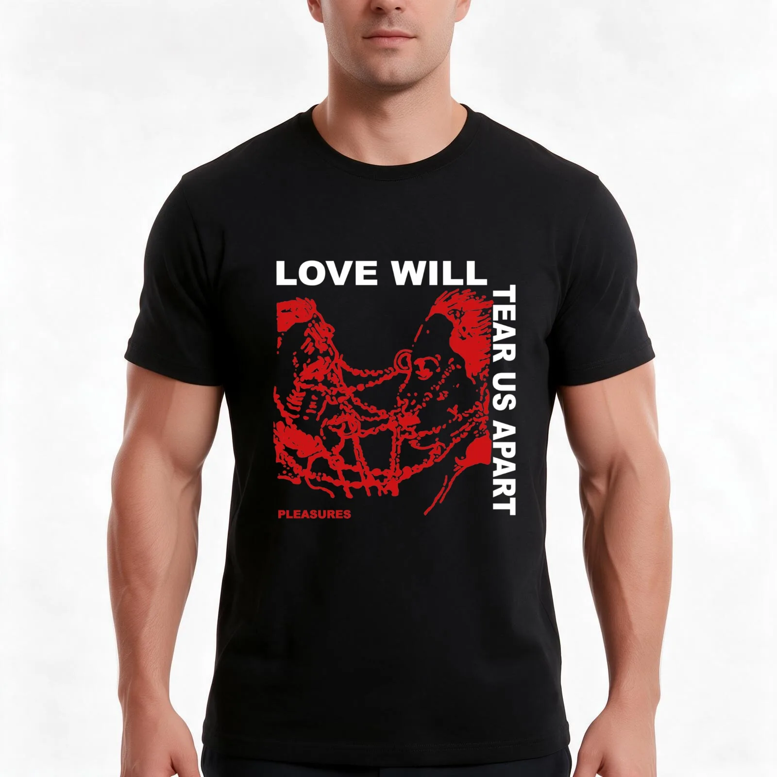 Lil peep Love Will Tear Us Apart T-Shirt, Summer Casual Cotton Tee, Oversized Streetwear Tops, Vintage Graphic Print