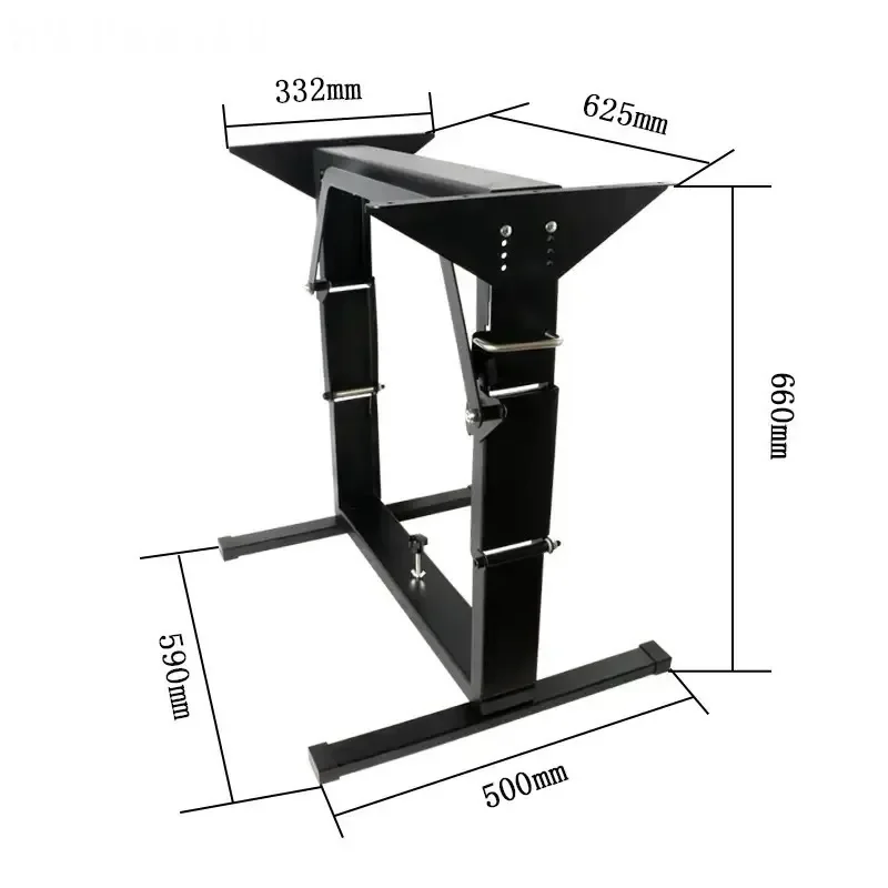 RV Folding Table Legs Movable Storage Feet for Commercial Vehicle Trailer Camper Van Motorhome Adjustable Support Stand