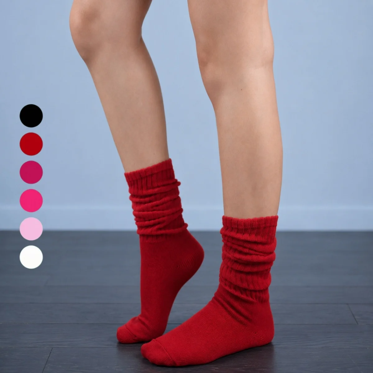 3/5 pairs of women's mid-calf socks in random colors, black and white, knitted, breathable, comfortable, skin-friendly, soft, elegant, fun, fashionable, versatile, suitable for students, for spring, summer, autumn, and