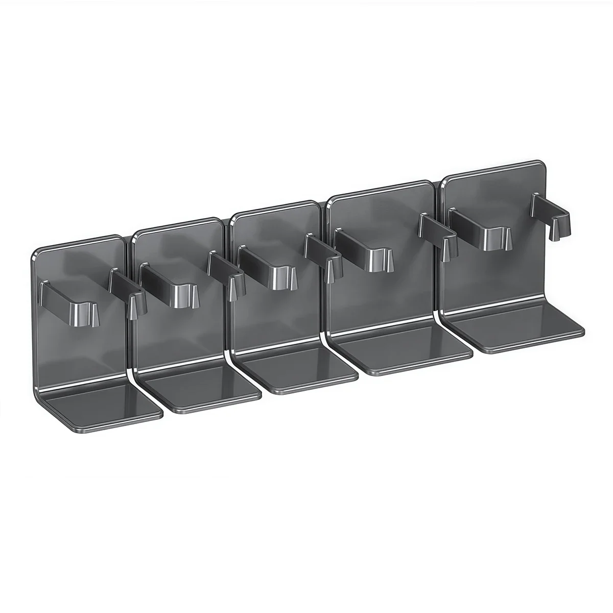 

5Pcs Wall Mounted Toothbrush Holder for Bathroom Space Saving Organizer for Manual Toothbrushes and Facial Cleansers