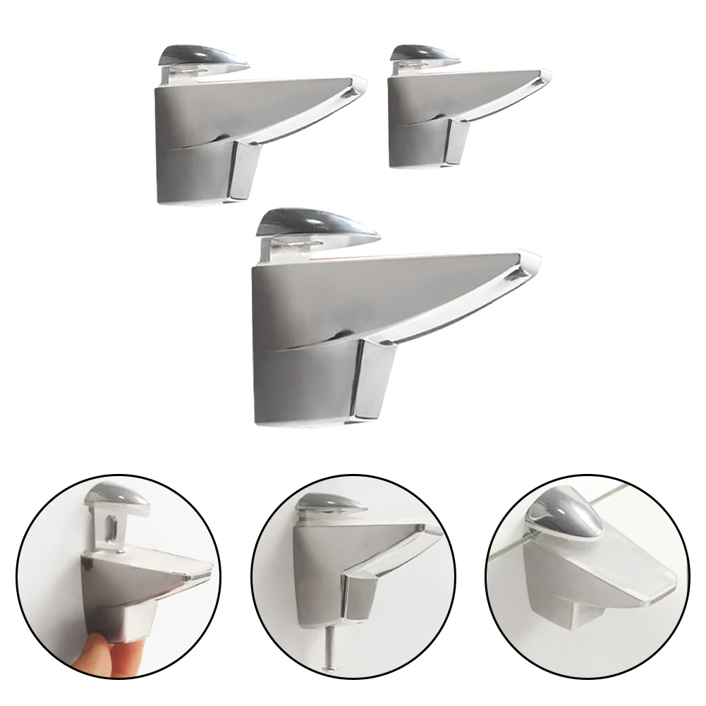 

Кронштейн для стеклянной полки, зажим из цинкового сплава, регулируемый стеклянный зажим, настенный монтаж, полка, перегородка, опорный кронштейн для доски, оборудование