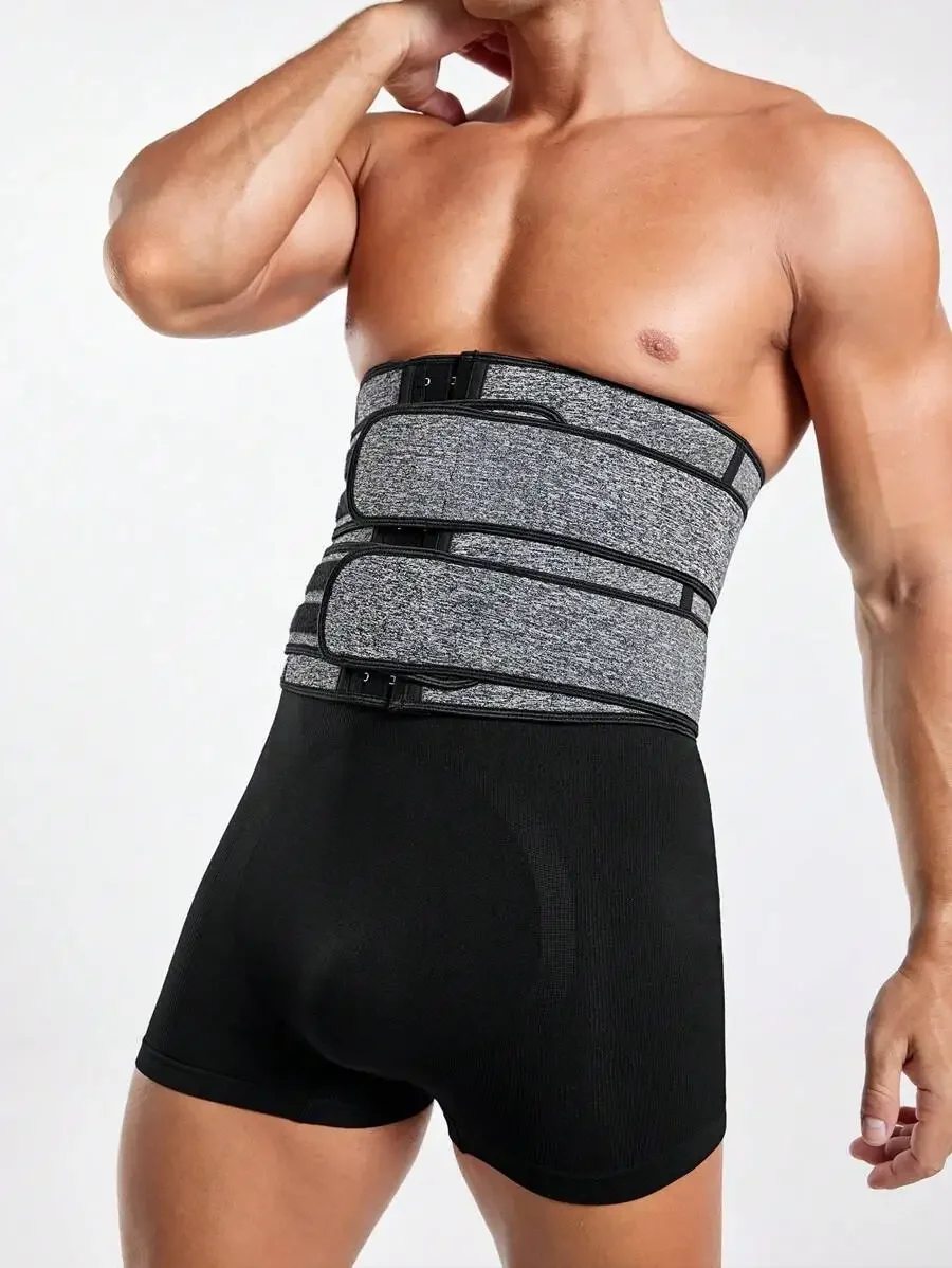 

Mens Compression Waist Trainer Belt With Adjustable Straps For Fitness And Posture Support