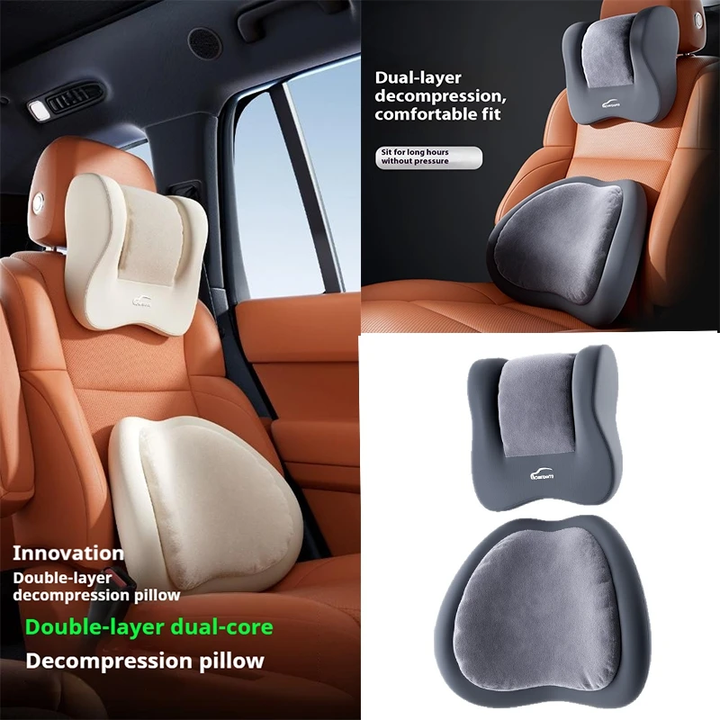 

Автомобильная подушка для поясничной поддержки из пены с эффектом памяти, полиэфирная ткань, противоскользящая, моющаяся, эргономичный дизайн, материал с эффектом памяти с медленным отскоком