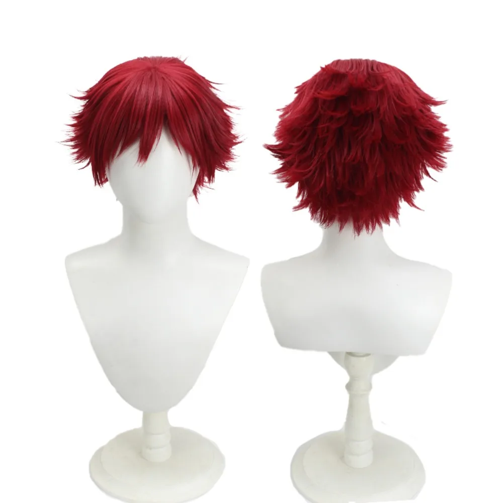 Sasori Cosplay Wig Akasuna Red Sand Puppet Master Genius Designer Anime Crimson Hair