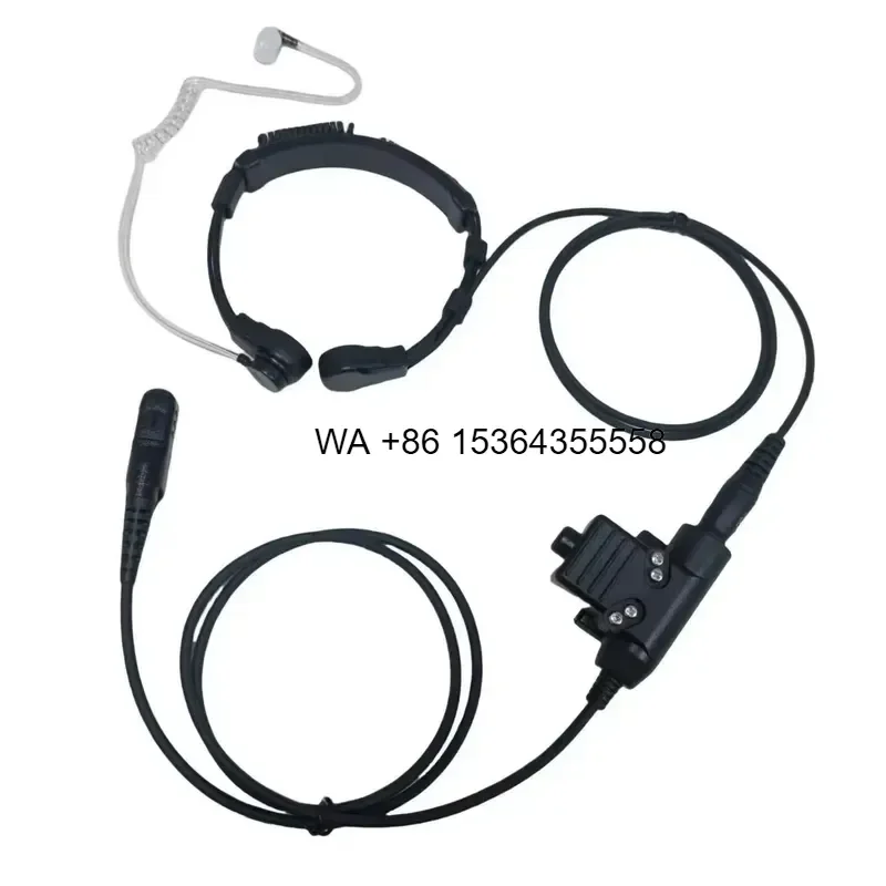 Wmwmnu Adjustable Volume Earphone PTT Mic Headset for Walkie Talkie APX2000 DP4400 DP4401 DP4801 DP4600 Global