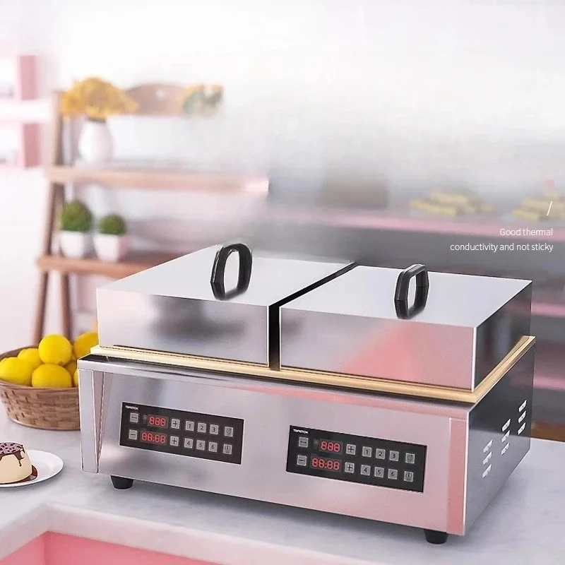

Commercial double head intelligent temperature control causeway burner muffin cake snack equipment machinesmt61