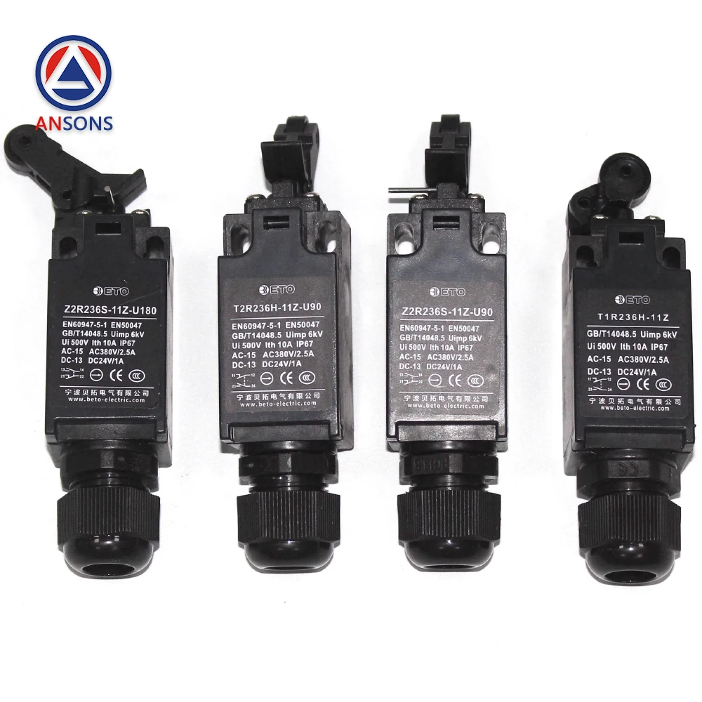 

Z2R236S-11Z-U180 H-11Z-U180 U90 T2R236S 11Z-U270 BETO Elevator Limit Switch Buffer Travel Switch Ansons Elevator Spare Parts