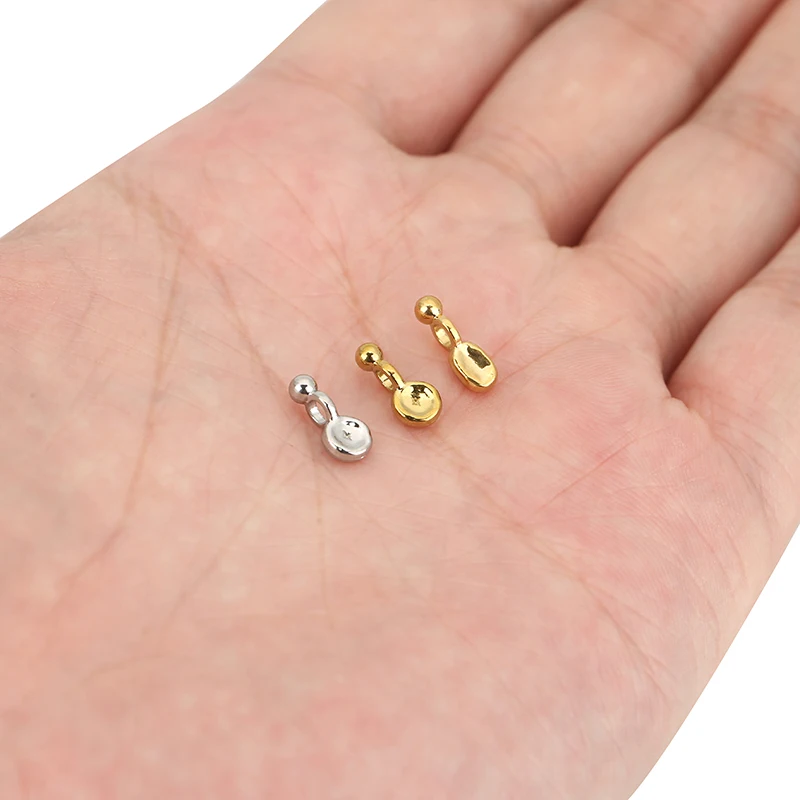 10pcs PVD Never Fade Stainless Steel Charms Necklace Beads Big Hole Earrings Charms for Diy Bracelet Findings Jewelry Making - view 4