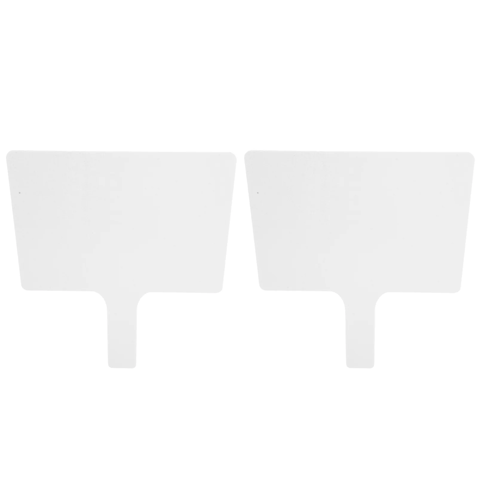 2 Pcs Acrylic Answer Board Small White Boards Whiteboard Paddles Whiteboards for Students