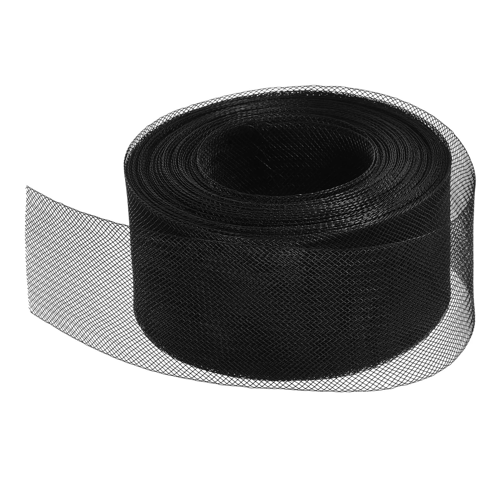 

Elastic Net Boning White Polyester Fabric Mesh 5cm Wide Fishbone Horsehair Braid Dressmaking Shaping Accessory Tulle Gown Dance