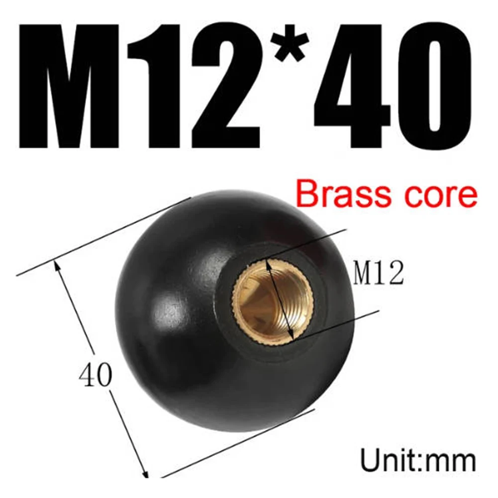 Maniglia per macchina utensile Dado a sfera Filettatura di serraggio in plastica 1PC Dadi di serraggio con testa a forma di sfera Hardware M4/M5/M6/M8/M10