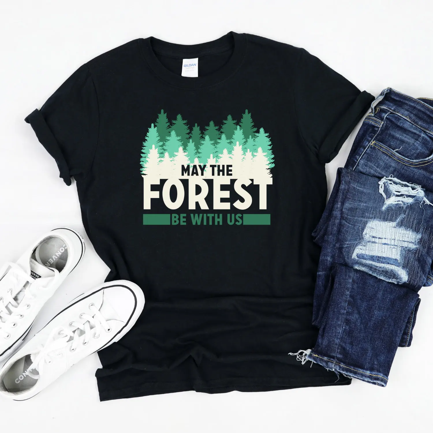 May the Forest Be With Us, Forestry T-Shirt, Eco Shirt