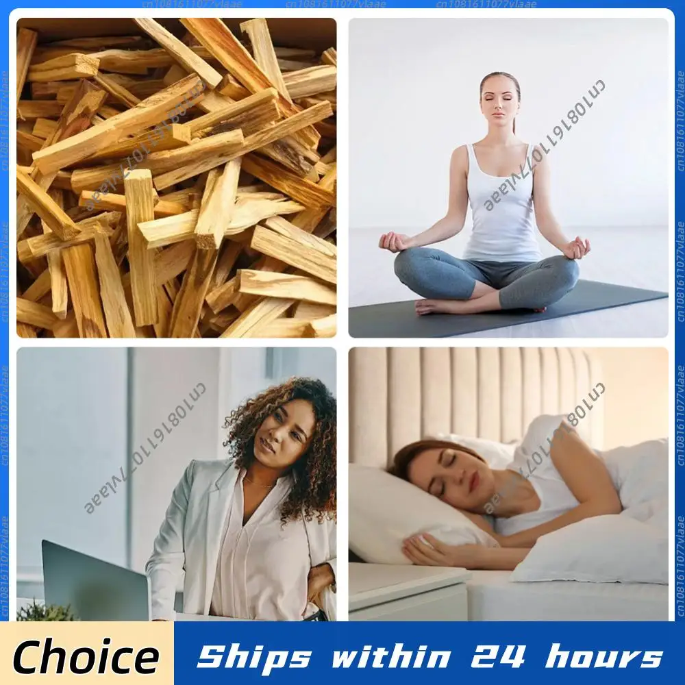 5-20Pcs Palo Santo Sticks Scented Aroma Sticks Purifying Healing Stress Relief Natural Crude Wood Strips for Living Room Office