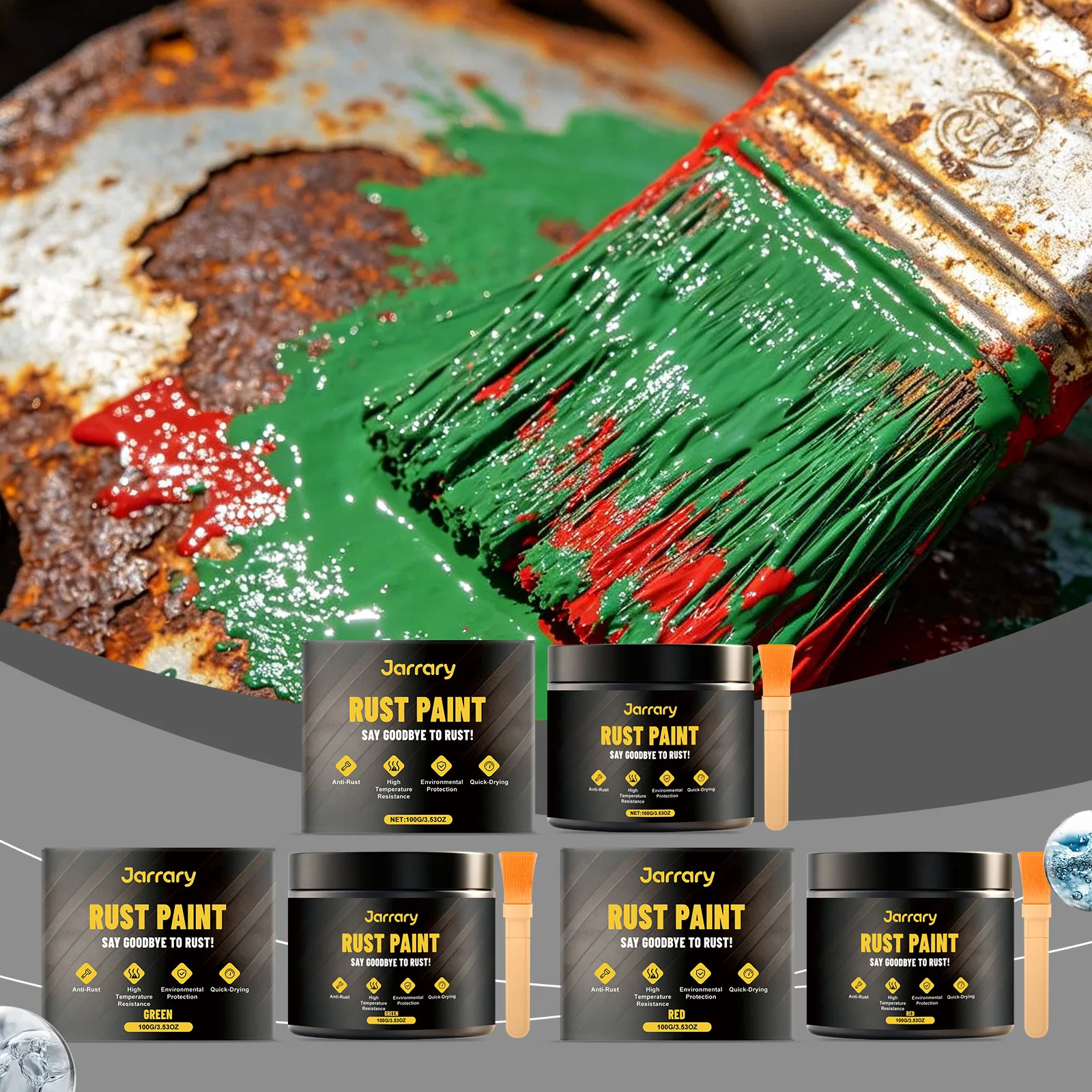 Metal Paint For Iron Gates And Railings Renovation With Multiple Colors Available