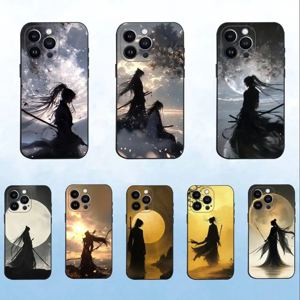 

Martial Arts Phone Case For iPhone 16,15,14,13,12,11 Plus,Pro Max,XS,X,XR,SE,Mini,8,7,Soft Silicone Black Cover