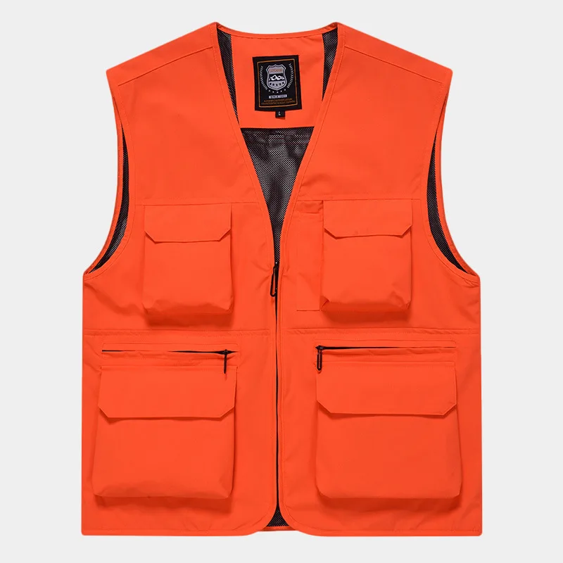 BOLUBAO 2024 gilet Casual da esterno per uomo cappotto sottile traspirante con tasche grandi gilet Casual di alta qualità per uomo