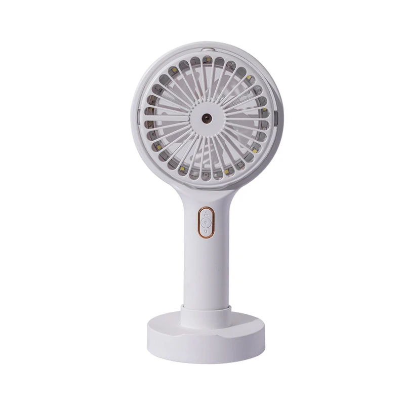 

Handheld Bracket Humidify Portable Humidification Small USB Fan Household Humidification Spray Fan With Light