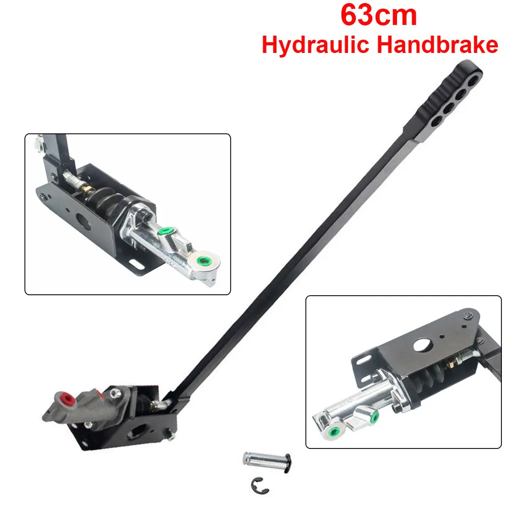 JDM 63cm Uniwersalny, długi, pionowy hydrauliczny hamulec ręczny Hydro E-brake Drift Race Hand Dotyczy Hondy Toyoty Volkswagena