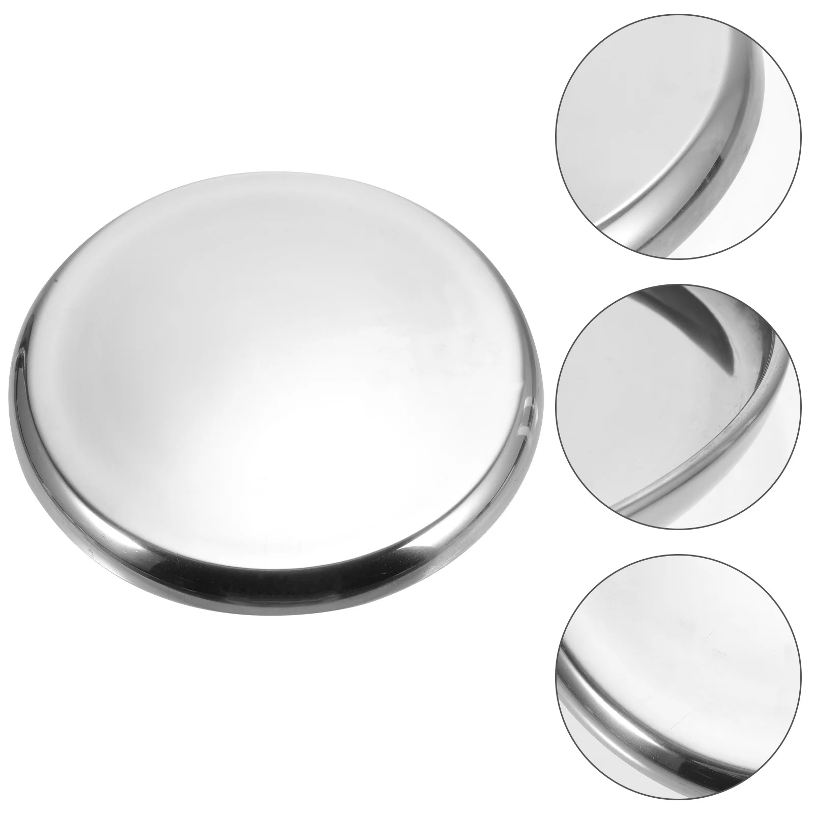 

Stainless Steel Round Stool Seat Replacement Seating Part for Bar Kitchen Dining Restaurant Chair Accessory