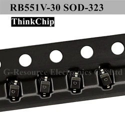 ショットキーダイオード (マーキングd) 、rb551v-30 sdo-323 rb551v 0805 smd、100個