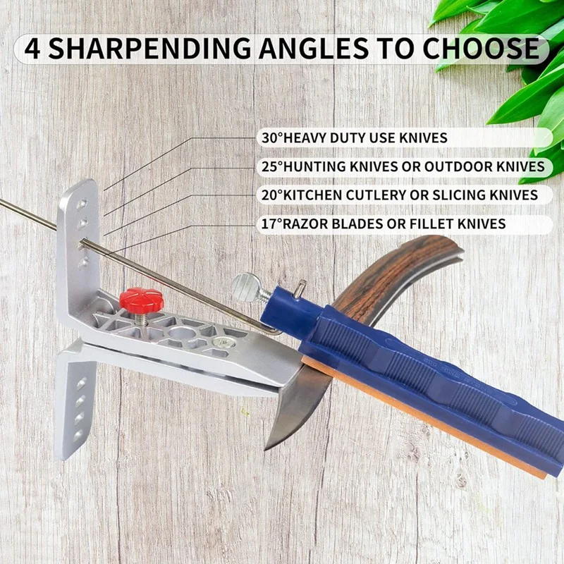 Система заточки ножей, профессиональная точилка для ножей с регулируемым углом, профессиональная точилка для ножей с 5-точильным камнем