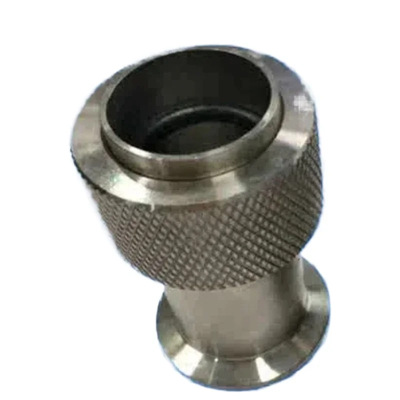 Stainless steel KF25 vacuum gauge pipe fittings, vacuum quartz pipe sealing fittings, tube furnace sealing plugs