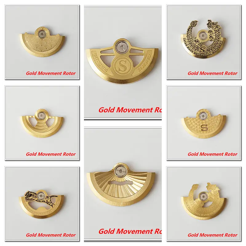 ローズゴールド NH35 ローター時計ムーブメントローター修正パーツ