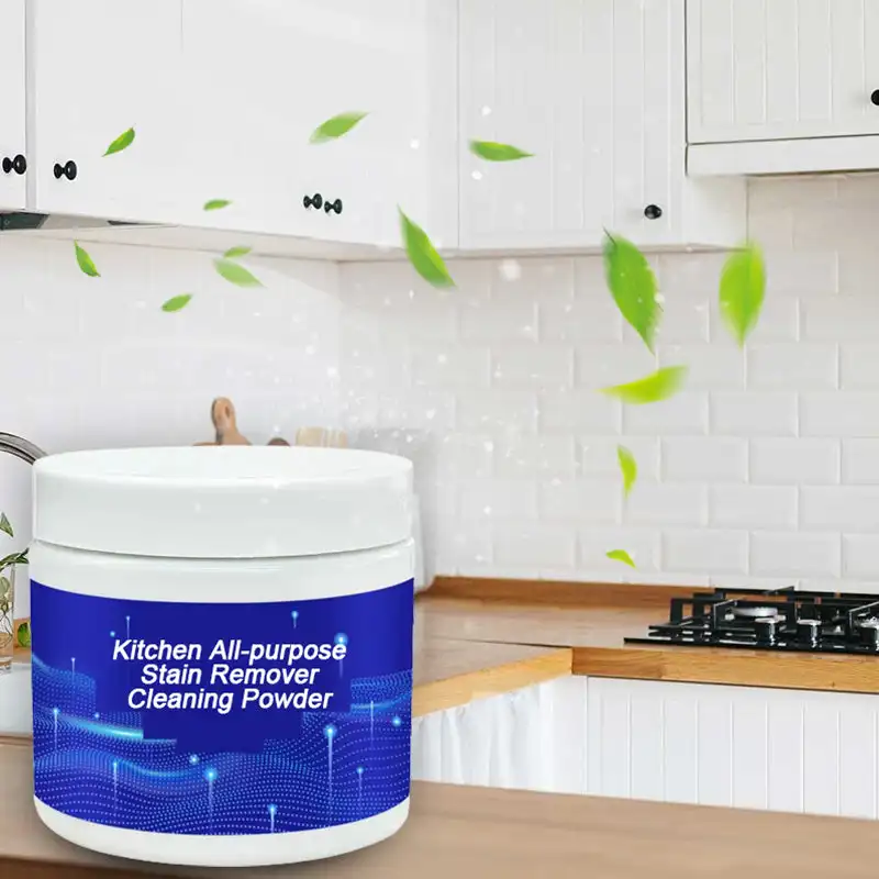 Kitchen All Purpose Stain Remover Cleaning Powder Powerful Powder Cleaner for Oil Grease Cleaner Remover