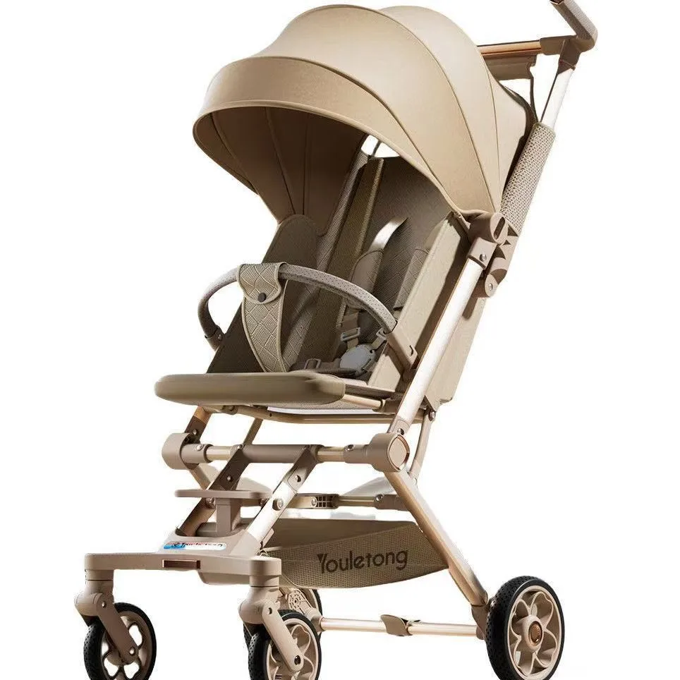 

Baby Foldable Stroller - Four-wheel Shock-absorbing Baby Cart Strollers