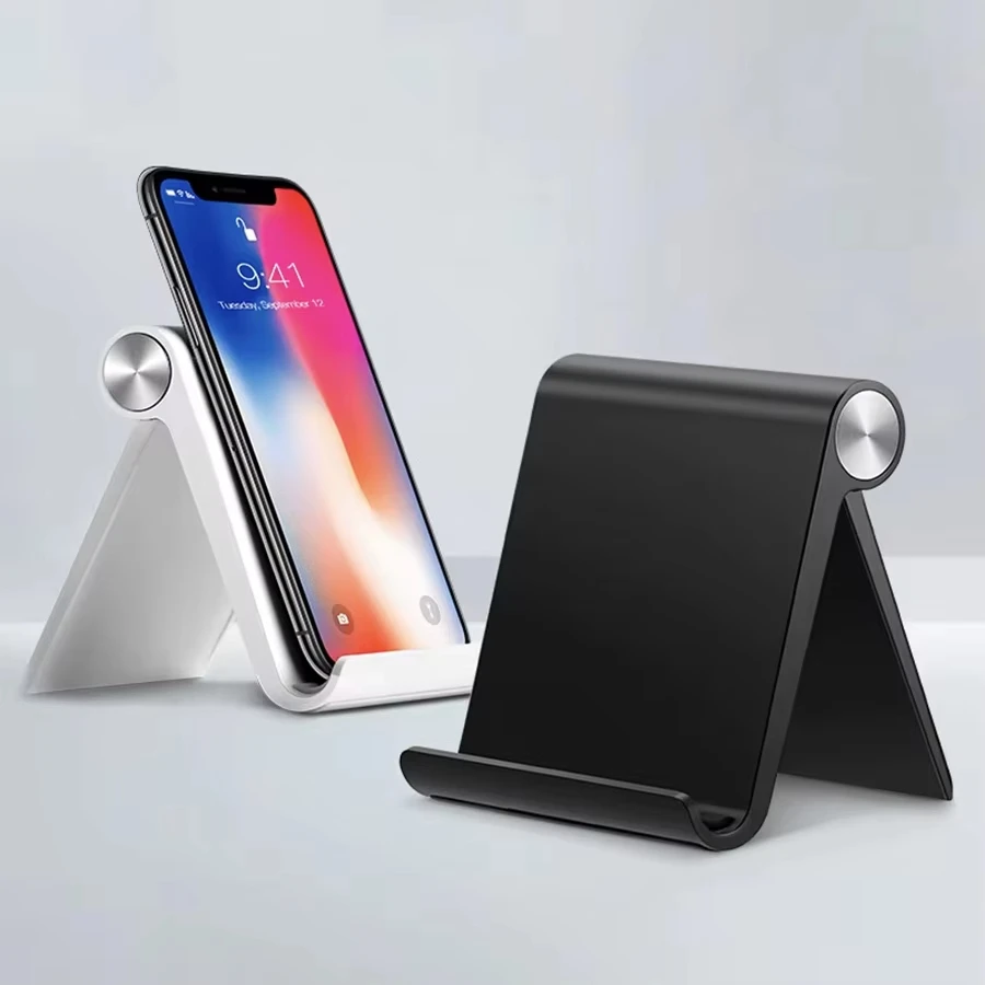 Adjustable Phone Holder Stand Portable Foldable Desktop Phone Support Universal Cell Phone Stand for iPhone, Samsung