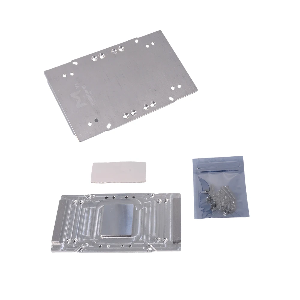 Rozpraszacz ciepła do GPU NVIDIA Tesla V100 SXM2, adapter chłodzący ze stopu aluminium, radiator do chłodzenia wodą i powietrzem z zestawem montażowym. — zdjęcie produktu 7
