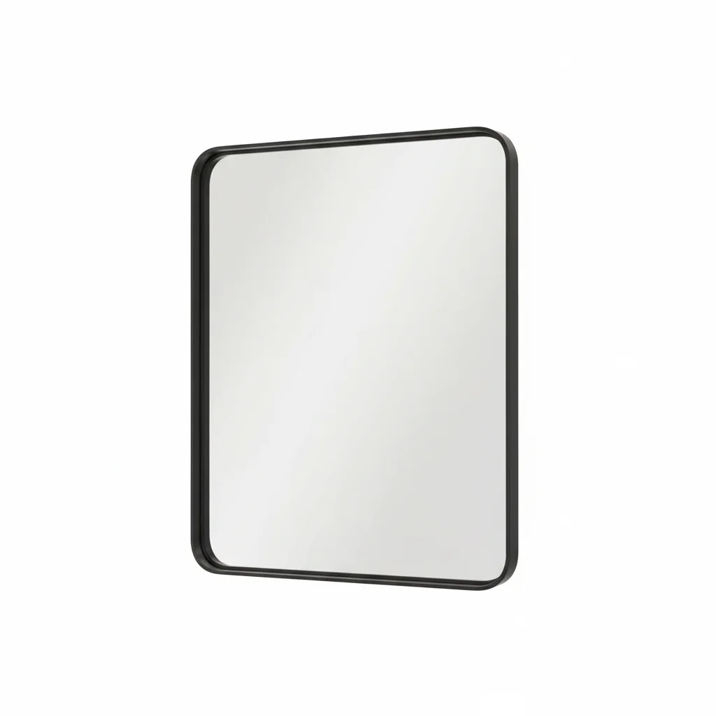 

24x36 Inch Black Bathroom Vanity Mirror, Modern Wall Mirror with Sleek Frame Design, Ideal for Daily Use