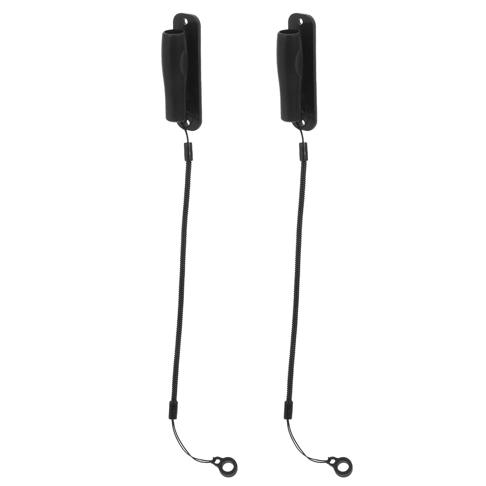 2 Pcs Stylus Pen Fixing Rope Leash Cord Small Plate Holder Wall Lanyard Retractable Holders for Display Spring with