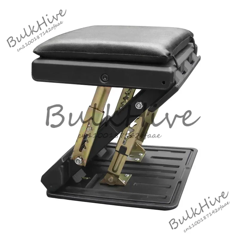 

Adjustable Max-load 120lbs Footrest With Removable Soft Foot Rest Pad Stool For Car Under Desk Home Train 4-level Height Adjust