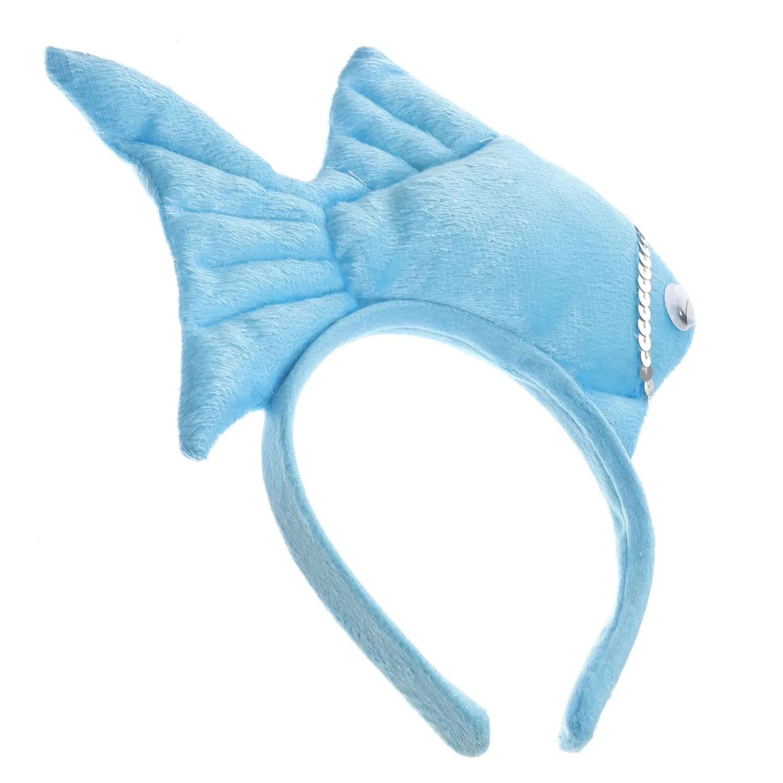 

Goldfish Headband Cartoon Hair Accessory Kids Party Cosplay Headdress Fabric Hoop Fix Hair Face Wash Avoid Wet Lovely Animal