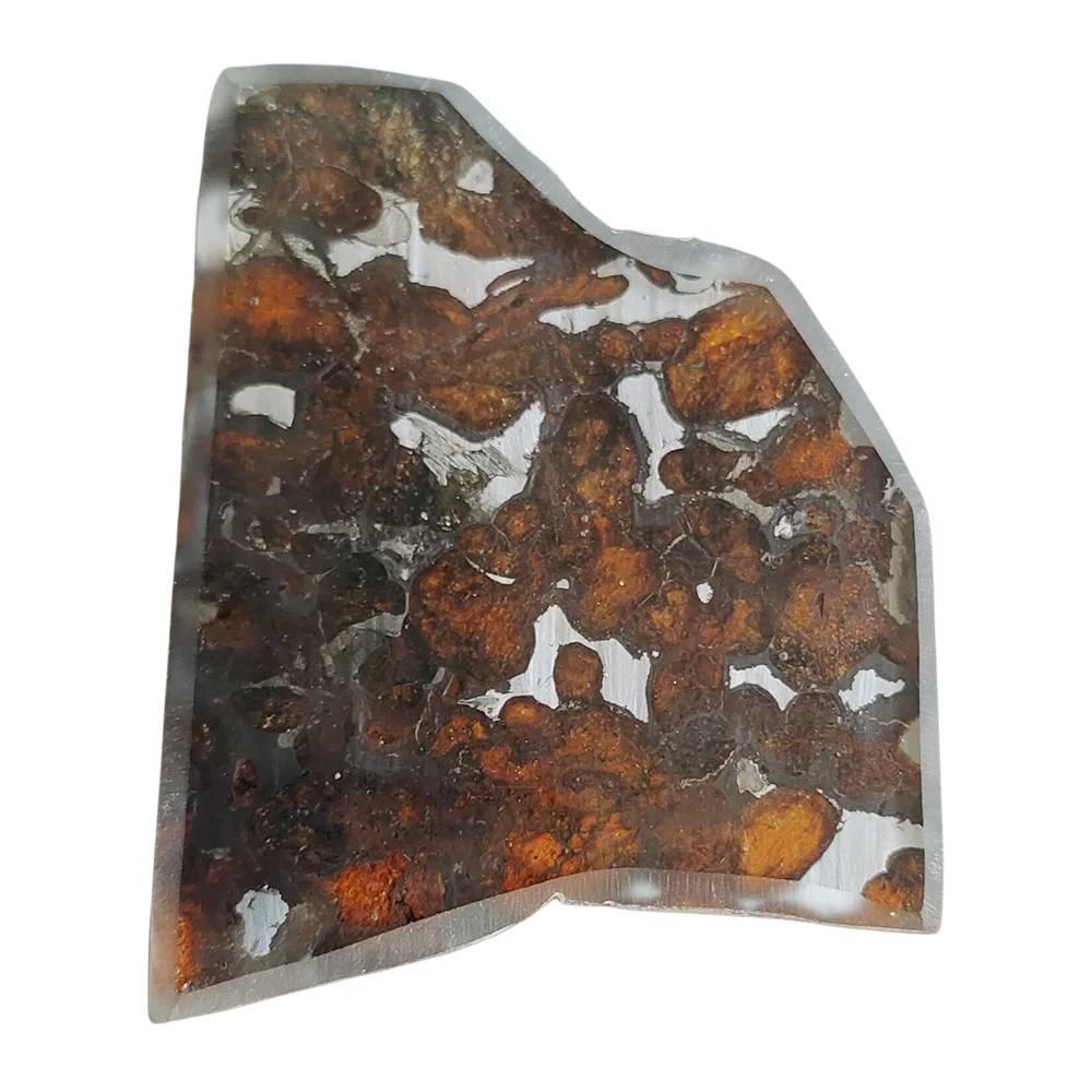 

18.7g SERICHO meteorites Natural olivine meteorite Slices of olivine meteorite specimen material - from Kenya - QA382