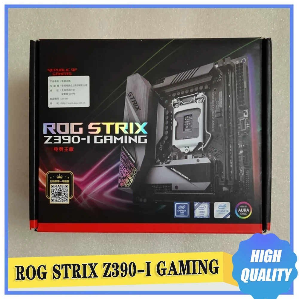 

Игровая материнская плата ROG STRIX Z390-I для ASUS Z390 LGA1151 Mini-ITX