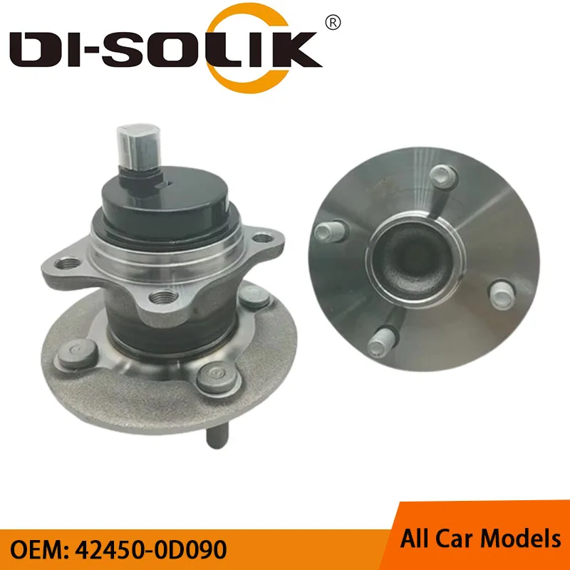 

DI-SOLIK Auto Car Parts Rear Wheel Hub Bearing Assembly 42410-0D090 42450-0D120 for toyota yaris NCP15_ 2013-