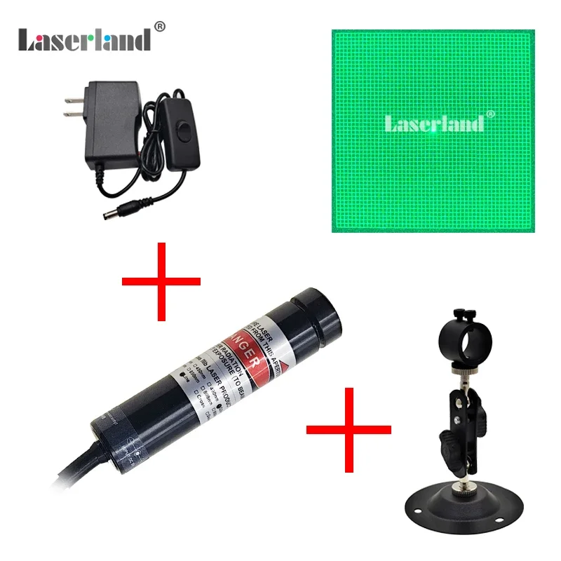 50*50 520nm Grid Matrix Green Light Grating Laser Module