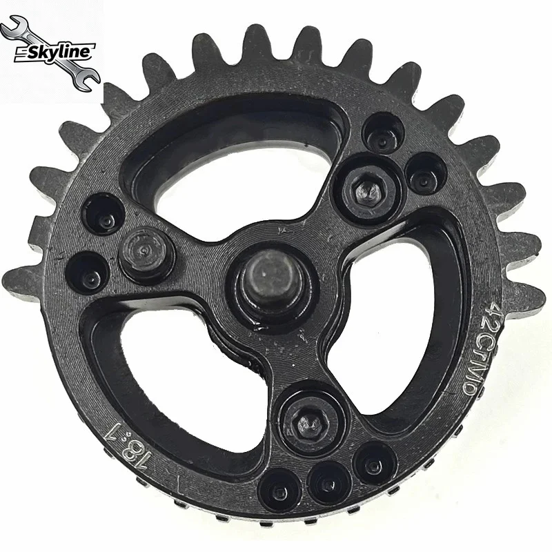 Hollow Spiral Cut Teeth 42CrMo Steel Shift Shaft Gear Low Wear Fine Strike Mechanical Tooth Parts