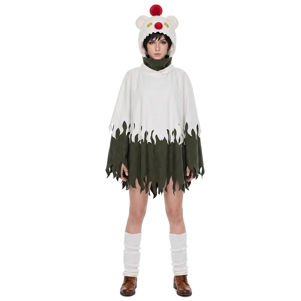 

Yuffie Kisaragi Cosplay Costume FF7 Anime Game Fantasy Cloak Women's Roleplay Outfit for Carnival Halloween Theme Parties