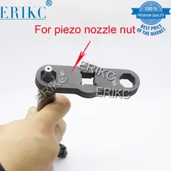 ERIKC 8/6 Angles CR Injector Nozzle Nuts Installation Piezo Valve Repair kits Tools Three-Jaw Spanner Inner Wire Grind Shims