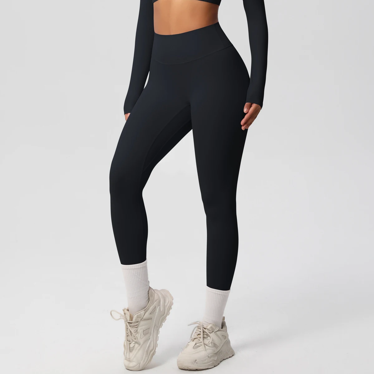 Yoga-Leggings, hohe Taille, nacktes Gefühl, Leggings für Damen, Fitness, Laufen, Yoga-Hose, Energie, Fitnessstudio, enge Leggings, lässige Workout-Leggings – Detail 8